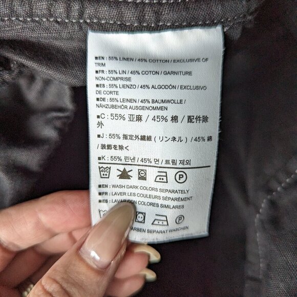 Women's Arc'teryx Black Linen Pants - Picture 6 of 13